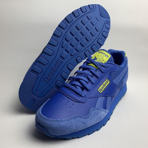 NEW Reebok Classic Harman Run Blue/Yellow Womens Ortholite Running Shoes Sz 5.5 - Picture 5 of 6